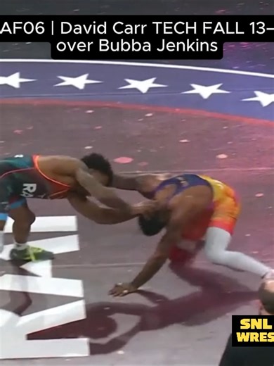 RAF06 | 165 lbs — David Carr defends his status. Carr defeats Bubba Jenkins 13–2.