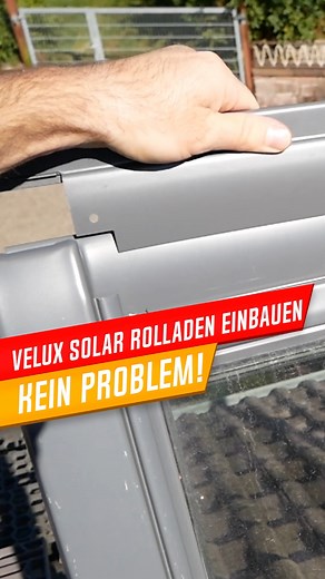 Velux Solarrolladen #solarrolladen #velux #montieren #einbauen #Dachfenster | Handwerkskönig