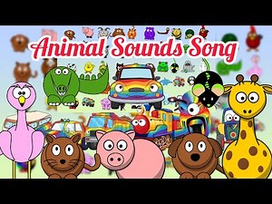 Animal Sounds Song & ABCs! 🦁Learn Colors & Alphabet for Kids | Fun Toddler Learning Video| kids song