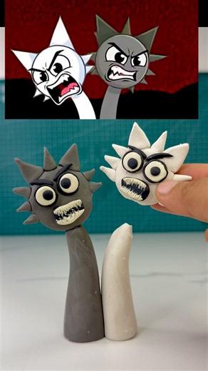 Making Sprunki Oc Grey and wenda i😍#sprunki #incredibox #clay