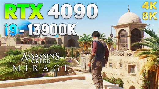 Assassin's Creed Mirage on RTX 4090 24GB | 4K | 8K