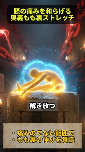 【膝痛の真実】もも裏の「錆びついた鎖」を解き放て #ハムストリングス