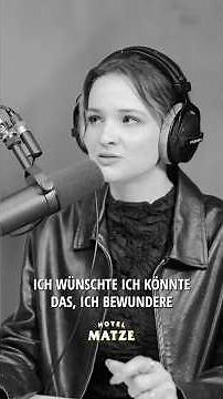 Schauspielerin Lisa Vicari über Projektionsflächen, Erfolge & Aufrichtigkeit | #hotelmatze #podcast