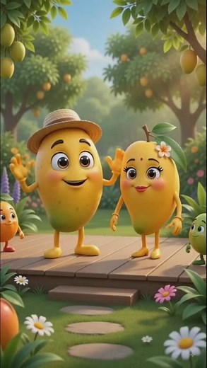 🥭 Mango Family's Happy Garden Adventure|Funny 3D Cartoon for Kids | Mango Animation#trending #viral