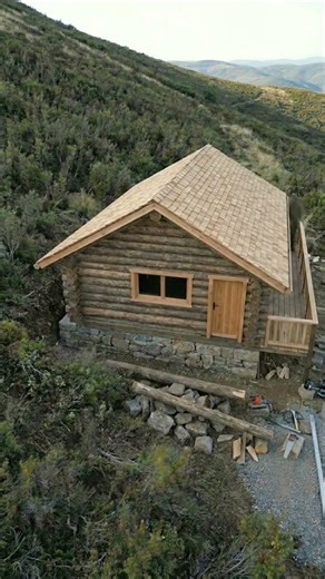 Steep Hillside Cabin Construction | Satisfying Build Process