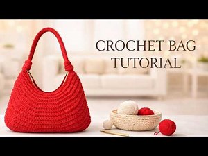 Easy Crochet Bag Tutorial 🧶 Stylish Handmade Crochet Bag Tutorial for Beginners