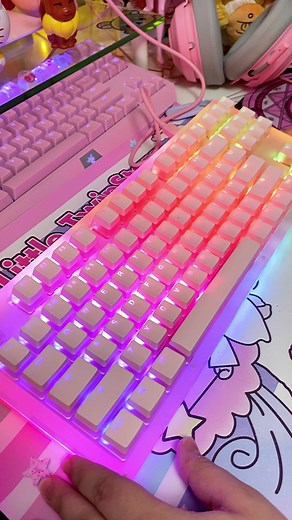 Unboxing Akko Sakura Jelly Mechanical Keyboard