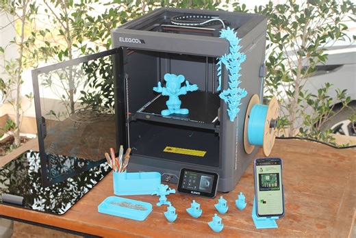 ELEGOO Centauri Carbon Review - An affordable CoreXY 3D printer suitable for beginners - CNX Software