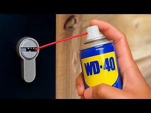 Nobody Knew This! Unlocking a Lock Without a Key Using WD-40