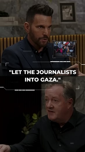 "Let the journalists into Gaza." - Piers Morgan confronts Dave Rubin for denying Gaza starvation. | Decoding Affairs