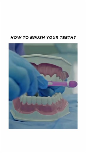 How To Brush Your Teeth Properly. #brushingteeth #brushing #dental #oralhygiene | Dental Daily