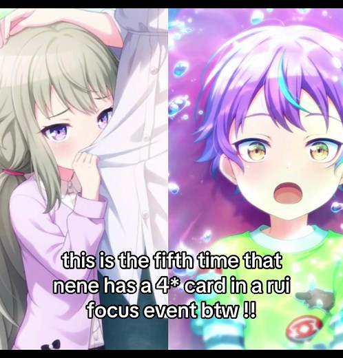 #RUINENE || the new nene card is so pretty and also that means nene will have a 4* card in rui7 too TRUST!!! - - - - #projectsekai #プロジェクトセカイ #fyp #xcyzbca