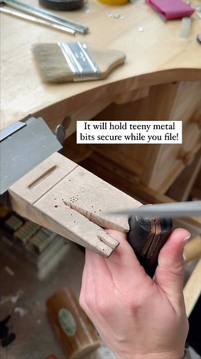 Metalsmith Society on Instagram: "Do you have a ring clamp? I consider it an inexpensive, essential tool. Great for holding small bits when you need to file. Filing requires holding the metal securely and I just can’t hold something this small with my fingers! Hope this was helpful! This awesome letter B casting is from our friends @creative_castings I plan to make a necklace for my daughter ☺️ #castings #ringclamp #jewelrytools"