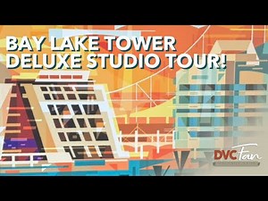 Bay Lake Tower DVC Room Tour - NEW Refurbished Deluxe Studio!