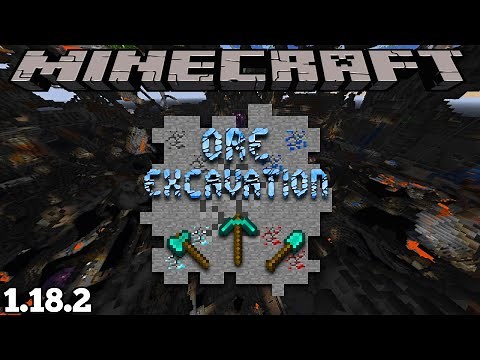 ORE EXCAVATION MOD UPDATE - MINECRAFT 1.18.2 (MOD SHOWCASE)