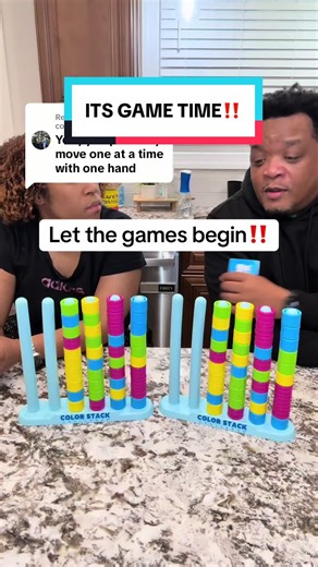 Enjoying Family Game Night with Color Stack!