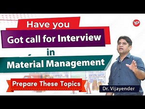 Most important interview questions for Material Management | Prepare Interviews with YourPedia