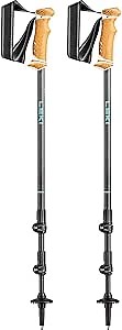 LEKI Lhasa Aluminum Adjustable Lightweight Walking Poles for Trekking & Hiking