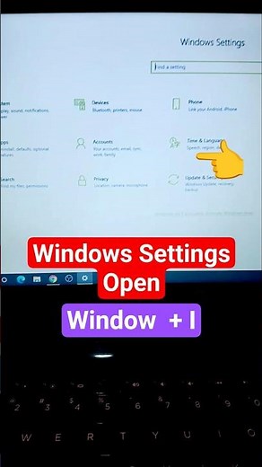 Fastest Way to Access Windows Settings on PC! #shorts #windowstips