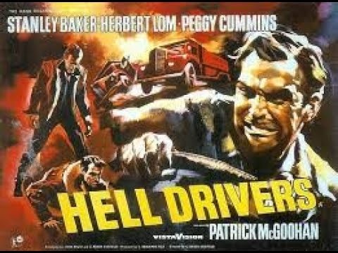 Hell Drivers, Classic Film from 1957 Lorry Driver's Trucker's Film. B&W. Public Domain Film (3/3)