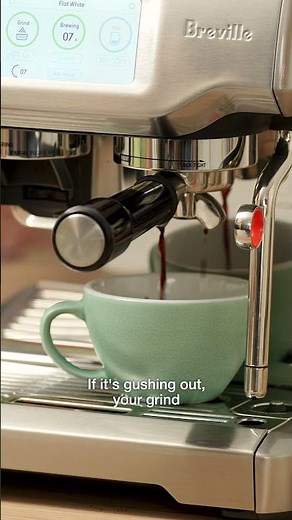 How to dial in espresso on the Barista Touch ☕️👌 #CoffeeTutorial #Espresso #Breville