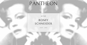 Romy Schneider Biography | Pantheon