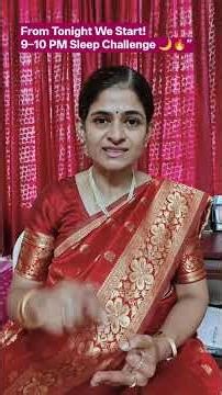 7-Day Early Sleep Challenge Begins! Hit the Bed by 9–10 PM Tonight🌙 #sleepfirst #sleepmatters #sleep