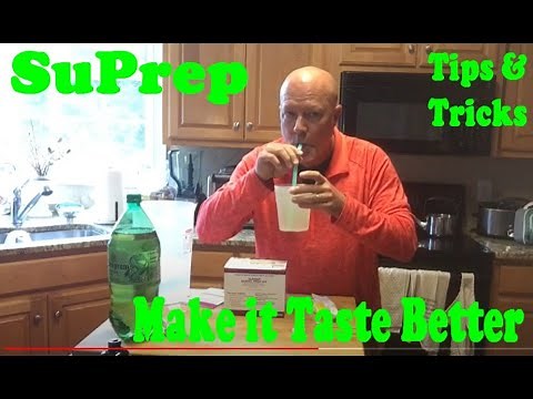 SuPrep Bowel Prep Kit, tips and tricks to make it go down easier