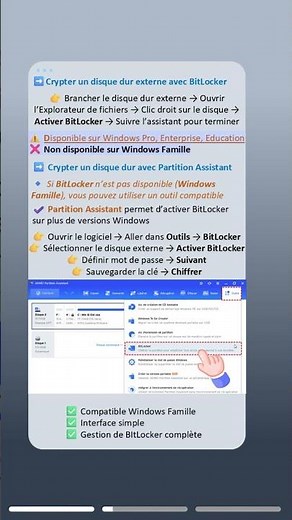 Comment chiffrer un disque dur externe avec BitLocker sous Windows ?