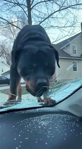 ANGRY Rottweiler 😁😱 #dogshorts #youtubeshorts