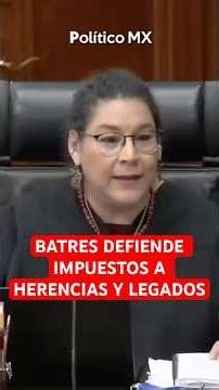 ¡Una más de Lenia Batres! Defiende cobrar ISR a herencias y legados #Short