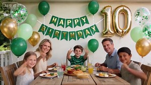 17th Birthday Decorations for Boys, Birthday Banner Number 17 Balloons Green Metallic Gold Confetti Latex Balloon for Boys Him Son 17 Years Old Birthday Decoration Supplies (17th)