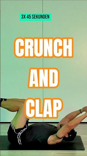 Ganzkörper Homeworkout Übung - Trainiere ohne Geräte | Crunch and Clap #homeworkout