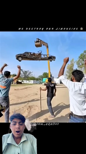 WE DESTROY OUR LIMOUSINE 😱🤯 MR INDIAN HACKER #shortanime #shorts #1mviewers #mrindianhackernews