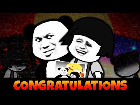 Friday Night Funkin' CONGRATULATIONS HIGH EFFECT CHINESE MEME PANDA x MUSHROOM HEAD BIAOQING AETHOS