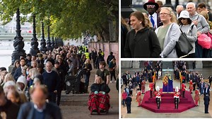 ‘An experience I’ll never forget’: Overwhelmed mourners weep after seeing Queen's coffin as queue reaches four miles | LBC