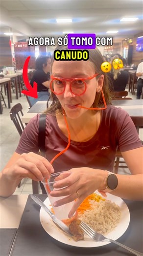 Comprei o MAIOR Canudo do Mundo 😱🥤 #shorts