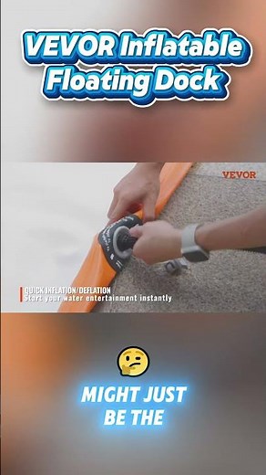 VEVOR Inflatable Floating Dock – Your Ultimate Summer Hangout Spot!