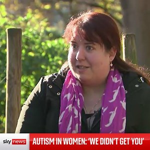 Women are speaking out about their experiences getting diagnosed with autism in the hope it will encourage others to get help. Research shows girls are diagnosed with autism less frequently and later in life than boys - but with celebrities talking about their own experiences, it's hoped this will change. It's thought girls are better at hiding, or 'masking', their symptoms, and that professionals miss the signs. https://news.sky.com/uk | Sky News