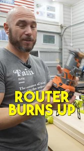 My Ridgid Router Caught on Fire🔥#Reel #Fbreel #Shorts #Viral | Noklani