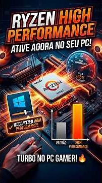 How to ACTIVATE RYZEN HIGH PERFORMANCE (More FPS and Stability!)