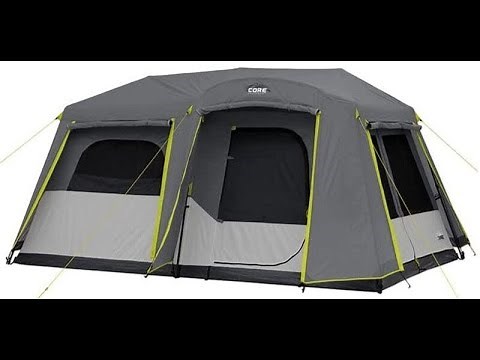 CORE 9 Person Instant Cabin Tent with Full Rainfly 14 x 9