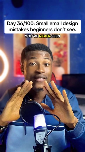 Day 36/100: Small email design mistakes beginners don’t see. Most beginners make subtle email design mistakes that reduce trust and clicks. Learn how to spot them and fix alignment, spacing, and button placement for better results. #EmailDesign #emailmarketingtips #ecommercetips #Klaviyo #creatorsearchinsights