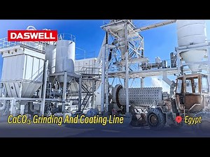 Egypt Calcium Carbonate Powder Grinding And Coating Line | Daswell Turnkey Project Case
