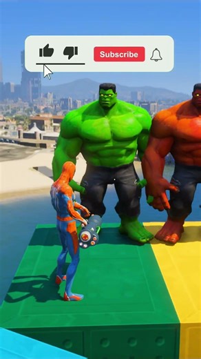 GTA 5 Epic Water Ragdolls Spiderman Jump/Fails/Funny #shorts