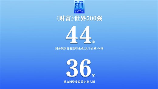 📌国务院国资委出资监管的44户央企上榜 #2024年《财富》世界500强排名公布