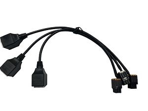 [Hot Item] Custom Cat5e/CAT6 RJ45 Female Socket to 8-Pin Terminal Block RJ45 Female to RS485 Terminal Extension Cable