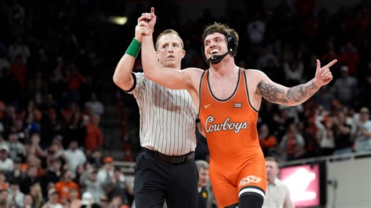 Zack Ryder fights through shoulder injury to earn All-America status for OSU wrestling