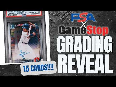 15 CARDS GRADED!!! 😳 PSA x GameStop Grading Reveal