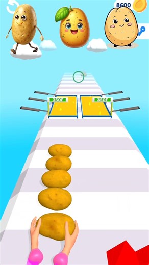 Potato Run gameplay #games #viralvideo